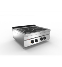 CUCINA ELETTRICA VETROCERAMICA 4 ZONE - TOP