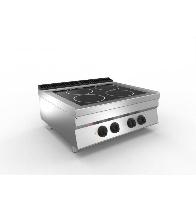 4-ZONE ELECTRIC GLASS-CERAMIC COOKER - TOP