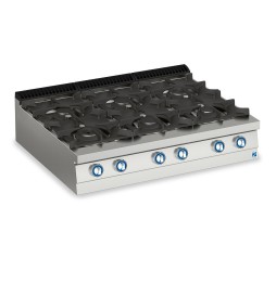 VERSION TABLE DE CUISSON À GAZ 6 FEUX