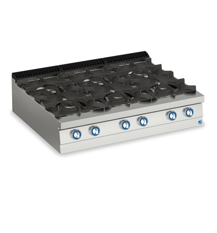 6-BURNER GAS COOKER TOP VERSION