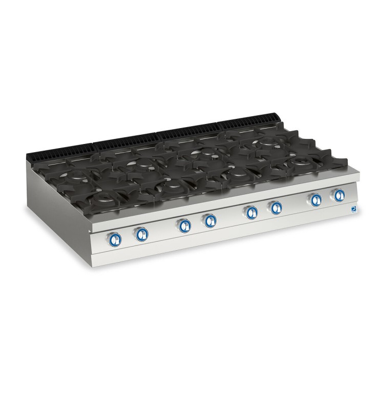 COCINA DE GAS DE 8 FUEGOS VERSIÓN TOP