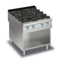CUCINA 4 FUOCHI GAS SU VANO A GIORNO