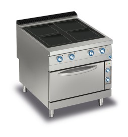 ELECTRIC COOKER 4 GLASS-CERAMIC ZONES ON ELECTRIC OVEN