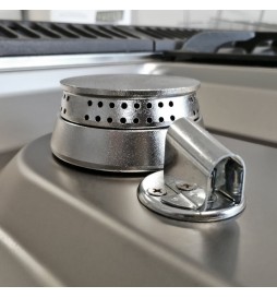 CUCINA A GAS 2 FUOCHI - TOP  13,4 KW